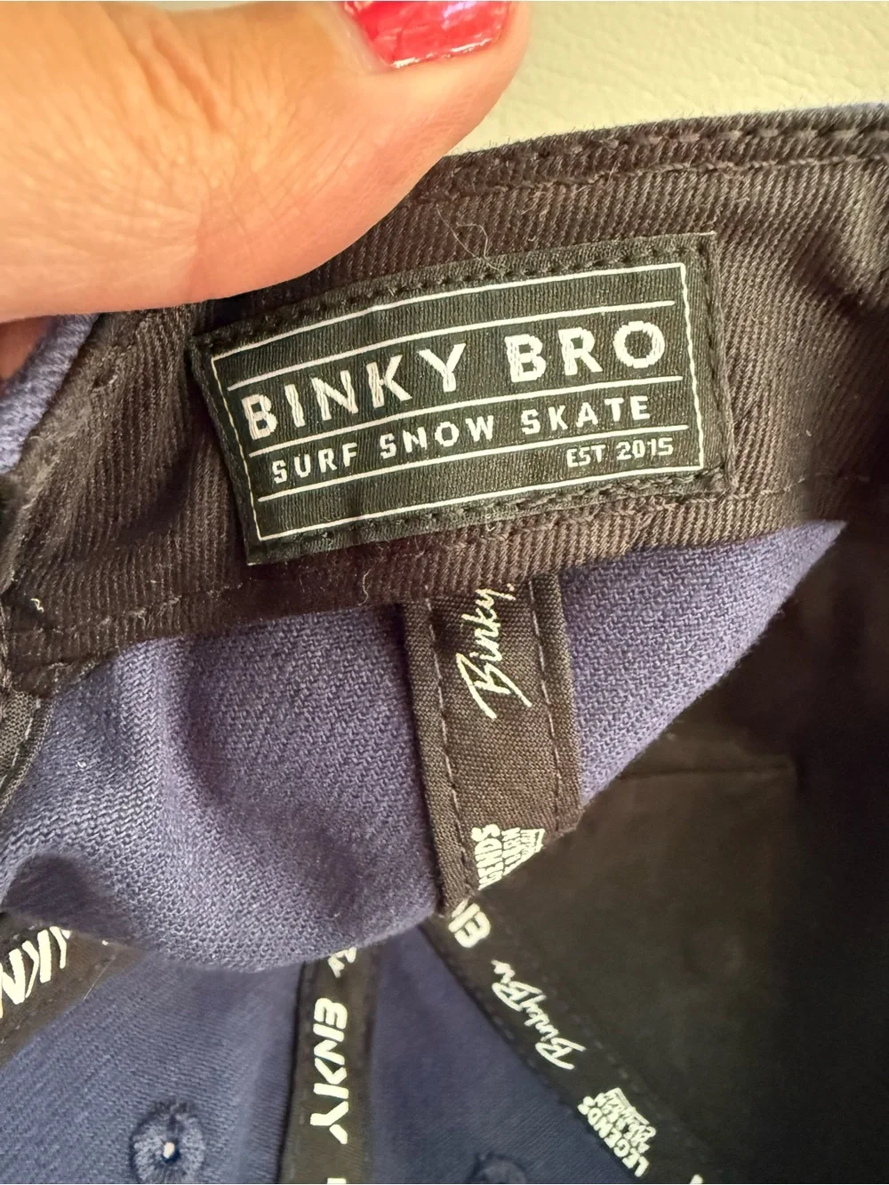 Binky Bro The Cape SnapBack Hat Infant Baby Size Navy Blue